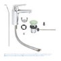 Grohe Eurosmart Cosmopolitan Basin Mixer Tap with Waste