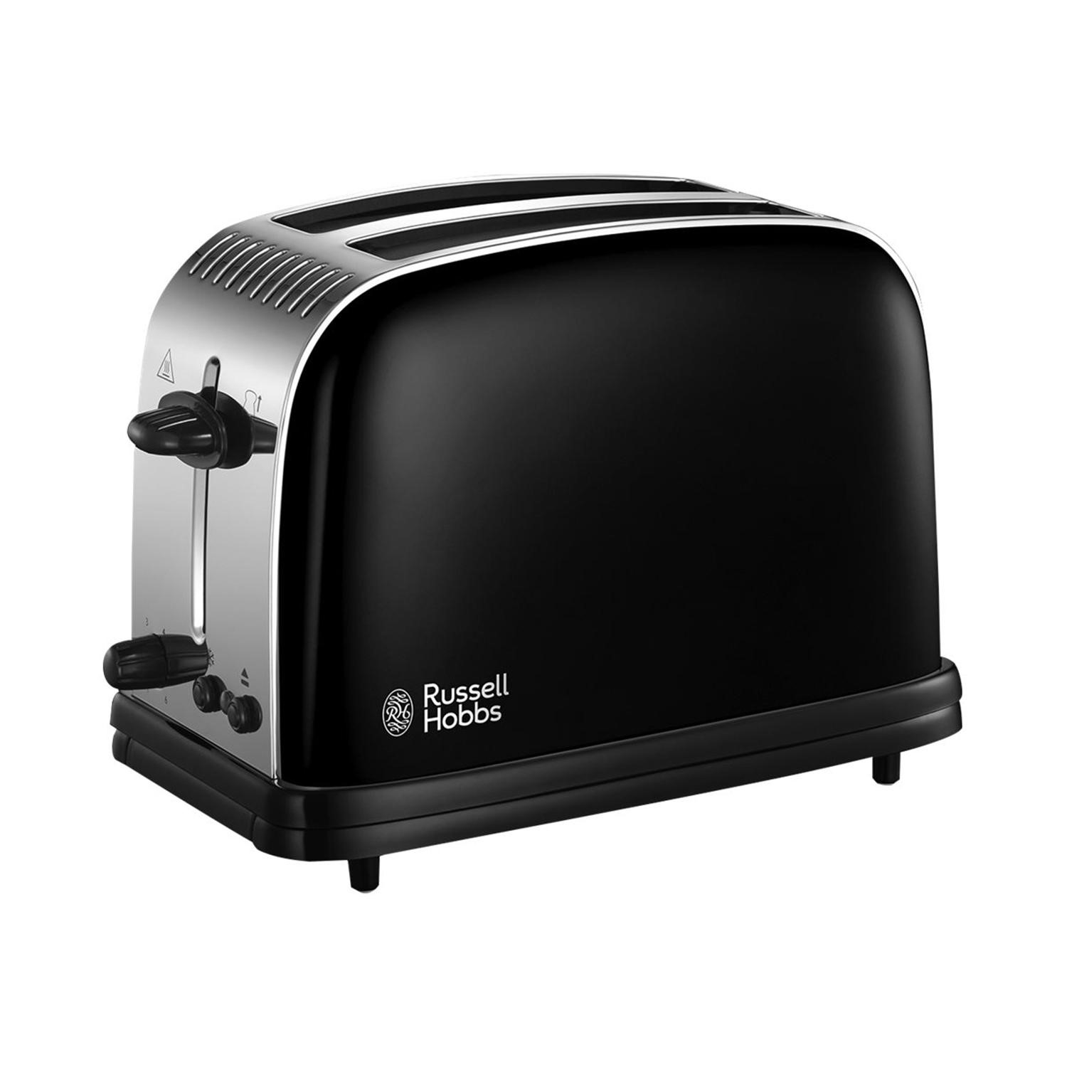Russell Hobbs 23331 Colours Plus 2 Slice Toaster - Black | Appliances ...