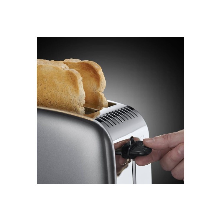 Russell Hobbs 23332 Colours Plus 2 Slice Toaster - Grey