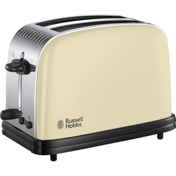 Russell Hobbs 23334 Colours Plus 2 Slice Toaster - Cream