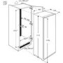 AEG SKS71840S0 Large Capacity In-column Integrated Fridge with 4 Star Freezer Compartment