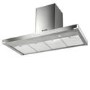 GRADE A1 - As new but box opened - Falcon 92920 Super Flat 110cm Chimney Hood - Stainless Steel And Chrome