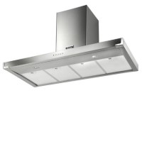GRADE A1 - As new but box opened - Falcon 92920 Super Flat 110cm Chimney Hood - Stainless Steel And Chrome