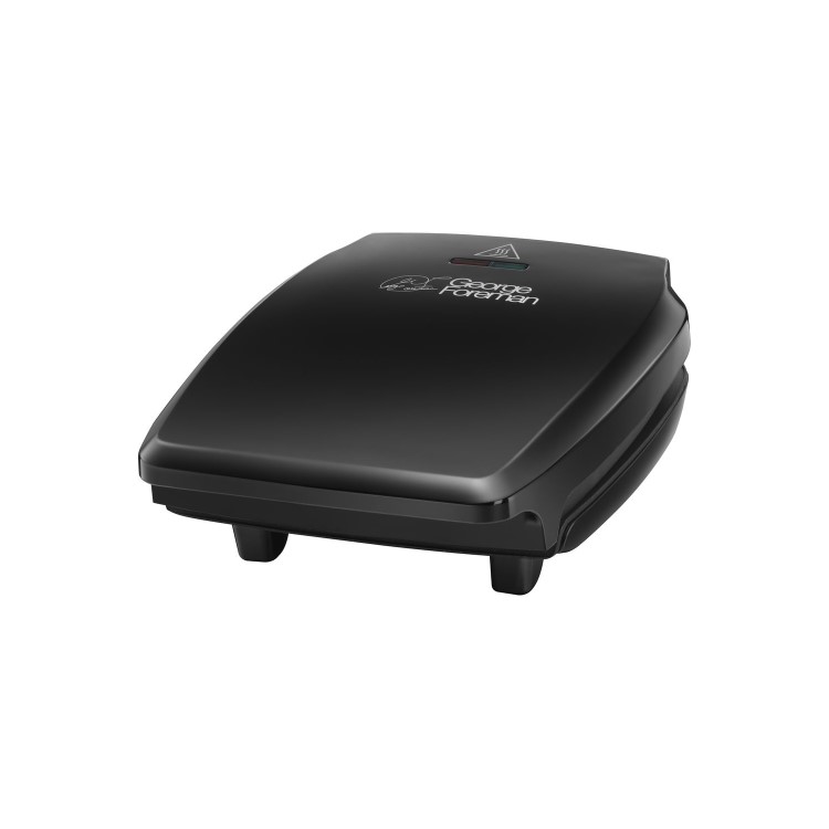 George Foreman 23410GF Compact 3 Portion Grill - Black