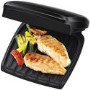 George Foreman 23410GF Compact 3 Portion Grill - Black