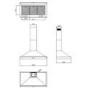 Belling CLASSIC 100CHIM 100cm Wide Chimney Cooker Hood Cream