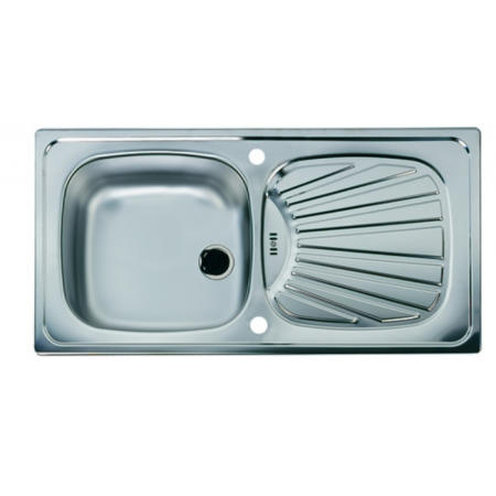 Astracast PI0935SS/DAP Jade DAP Single Bowl Reversible Satin Polish Stainless Steel Sink