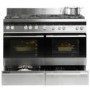 GRADE A2 - Fisher & Paykel OR120DDWGX2 81570 Double Oven 120cm Dual Fuel Range Cooker Brushed Stainless Steel