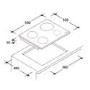 Candy CI640C 60cm Induction Hob Black