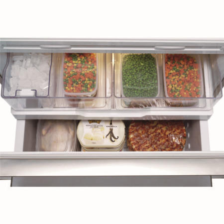 Grade A3 - Fisher & Paykel  Three Door American Refrigerator-Freezer