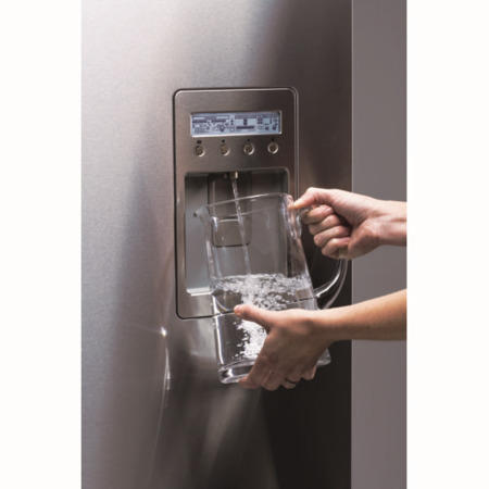 Grade A3 - Fisher & Paykel  Three Door American Refrigerator-Freezer