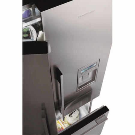 Grade A3 - Fisher & Paykel  Three Door American Refrigerator-Freezer