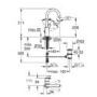 Grohe Eurosmart Single Lever Basin Mixer Tap with Waste
