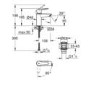 Grohe QuickFix Start SilkMove EnergySaving Cloakroom Mono Basin Mixer Tap with Waste - Chrome