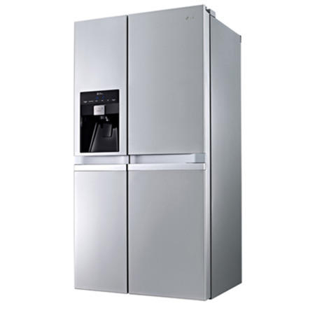 LG GSL545NSQV American Fridge Freezer With Ice And Water Dispenser Premium Steel