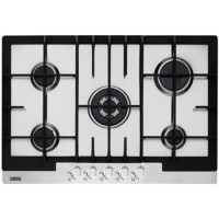 GRADE A3 - Cosmetic Damage - Zanussi ZGG76524XA 74cm Wide Five Burner Gas Hob Stainless Steel