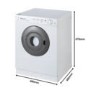 GRADE A1 - As new but box opened - Hotpoint V4D01P 4kg Small Vented Tumble Dryer White