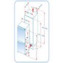 GRADE A2 - Light cosmetic damage - Smeg CR312P In-column Integrated Fridge Freezer