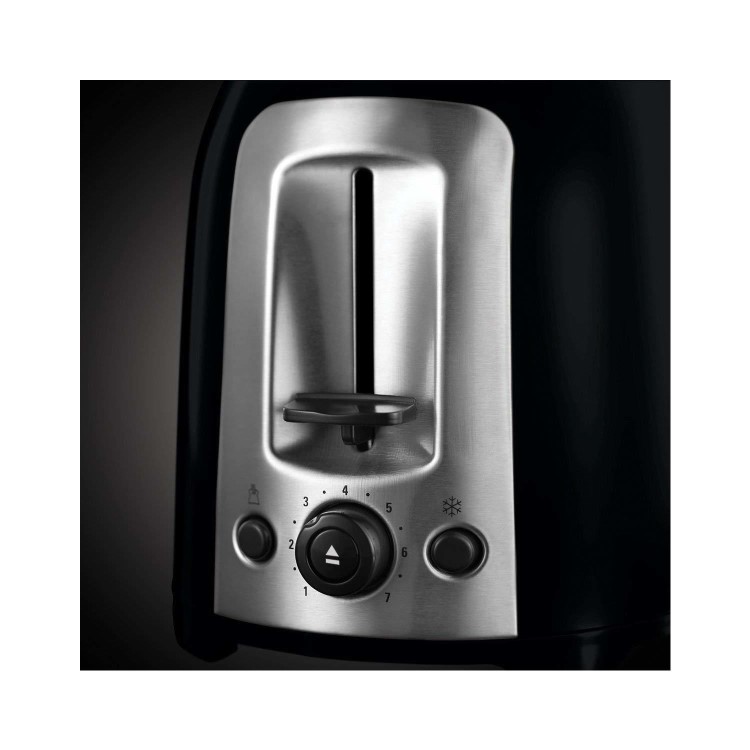 Russell Hobbs 23862 Darwin 2 Slice Toaster - Black & Silver
