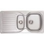 GRADE A1 - As new but box opened - Franke ELN651 Elba 1.5 Bowl Revesible Drainer Stainless Steel Sink