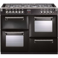 Stoves Richmond 1100DFT Blk Range Cooker And S1100DCP BK Chimney Hood