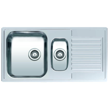 Reginox CENTURIO-R15 1.5 Bowl Reversible Stainless Steel Sink
