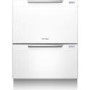 Fisher & Paykel DD60DCHW7 89471 Double Dishdrawer With Fixed White Doors