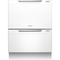 Fisher & Paykel DD60DCHW7 89471 Double Dishdrawer With Fixed White Doors