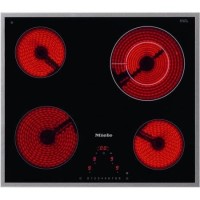 GRADE A3 - Moderate Cosmetic Damage - Miele KM6200 Touch Control 4 Zone Stainless Steel Framed Ceramic Hob