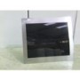 GRADE A3 - Moderate Cosmetic Damage - Rangemaster 86910 Galaxy Angled 90cm Chimney Hood - Black Glass