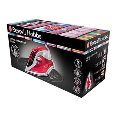 Russell Hobbs 23990 2600W Ultra Steam Pro Iron - Red