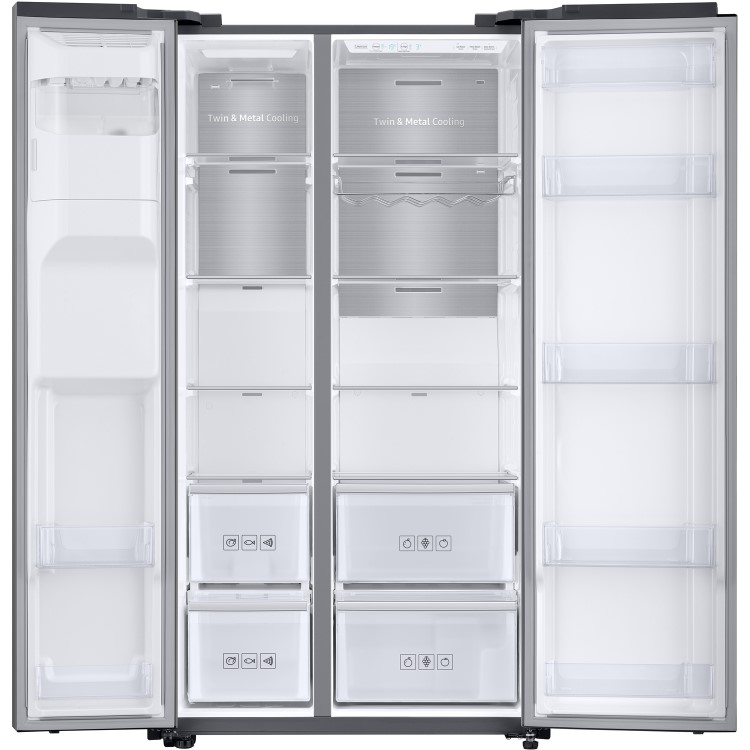 GRADE A2 - Samsung RS68N8240S9 No Frost Side-by-side Fridge Freezer With Ice And Water Dispenser - Grey