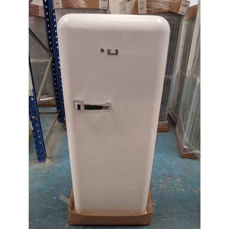 Refurbished Bush Retro M61153RETROBLK Freestanding 260 Litre Tall Fridge