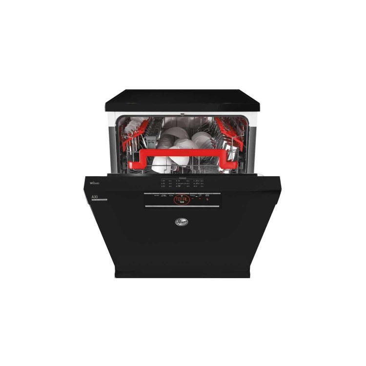 Refurbished Hoover HDPN 2D520PB-80 15 Place Freestanding Dishwasher Black