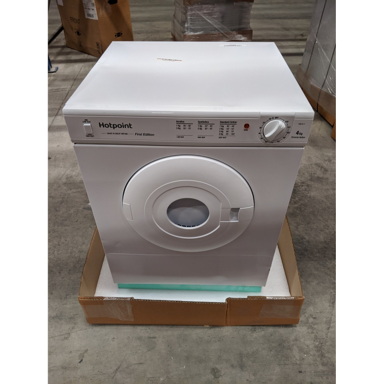 Refurbished Hotpoint V4D01P Freestanding Vented 4KG Compact Tumble Dryer White