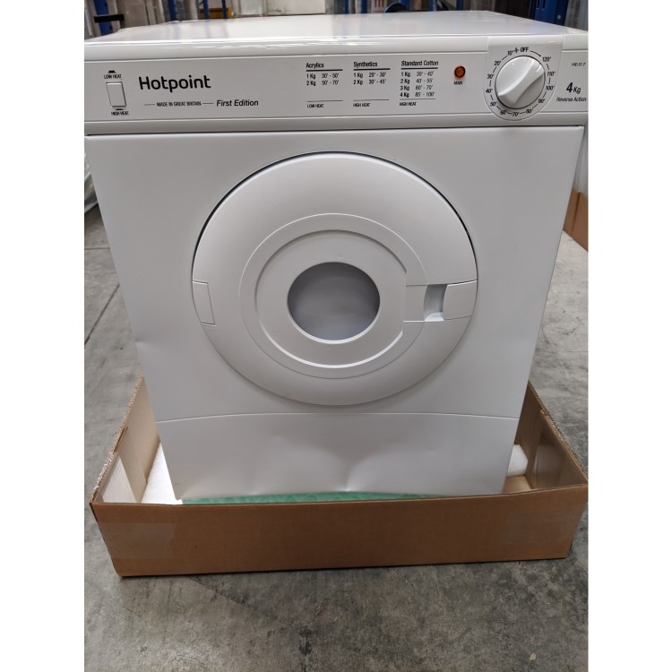 Refurbished Hotpoint V4D01P Freestanding Vented Compact 4KG Tumble Dryer