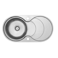 GRADE A1 - As New - Astracast CC10XXHOMESK Cascade Single Bowl Polished Stainless Steel Sink