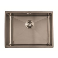 1810 Sink Company ZENUNO15 550U 1 Bowl Stainless Steel Chrome Undermount Kitchen Sink