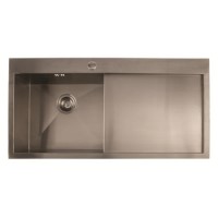 1810 Sink Company ZU/5/IF/S/BBL/039 ZENUNO 5I-F  1.0 Bowl Inset Stainless Steel Sink Right Hand Drainer