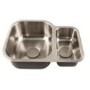 1810 Sink Company 1.5 Bowl Stainless Steel Chrome Undermount Kitchen Sink