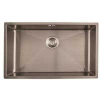 1810 Sink Company ZENUNO15 700U 1 Bowl Stainless Steel Chrome Undermount Kitchen Sink