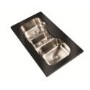 1810 Sink Company 2.5 Bowl Stainless Steel Chrome Undermount Kitchen Sink