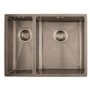 1810 Sink Company ZD/1834/U15/S/082 ZENDUO15 180/340U 1.5 Bowl Undermount Stainless Steel Sink