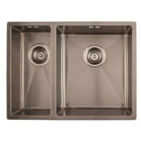 1810 Sink Company ZD/1834/U15/S/082 ZENDUO15 180/340U 1.5 Bowl Undermount Stainless Steel Sink
