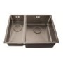 1810 Sink Company ZD/1834/U15/S/082 ZENDUO15 180/340U 1.5 Bowl Undermount Stainless Steel Sink