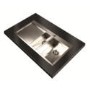1810 Sink Company ZD/6/IF/S/BBR/027 ZENDUO 6I-F  1.5 Bowl Inset Stainless Steel Sink Left Hand Drainer