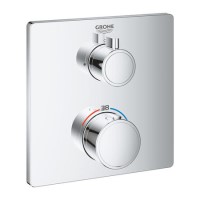 GROHTHERM THERMOSTATIC MIXER FOR 1 OUTLET WITH SHUT OFF VALVE