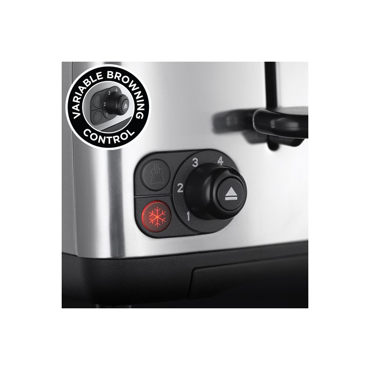 Russell Hobbs 24080 Adventure 2 Slice Toaster - Stainless Steel