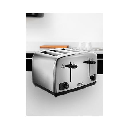 Russell Hobbs 24090 Adventure 4 Slice Toaster - Stainless Steel