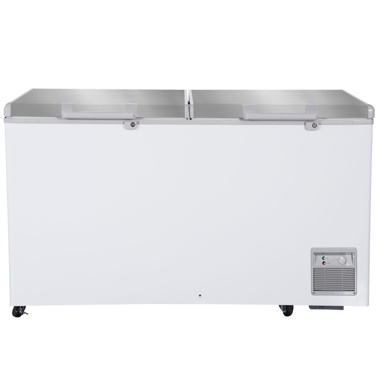 Steelmore BD-550 Chest Freezer with Double Stainless Steel Lids - 550 Ltr